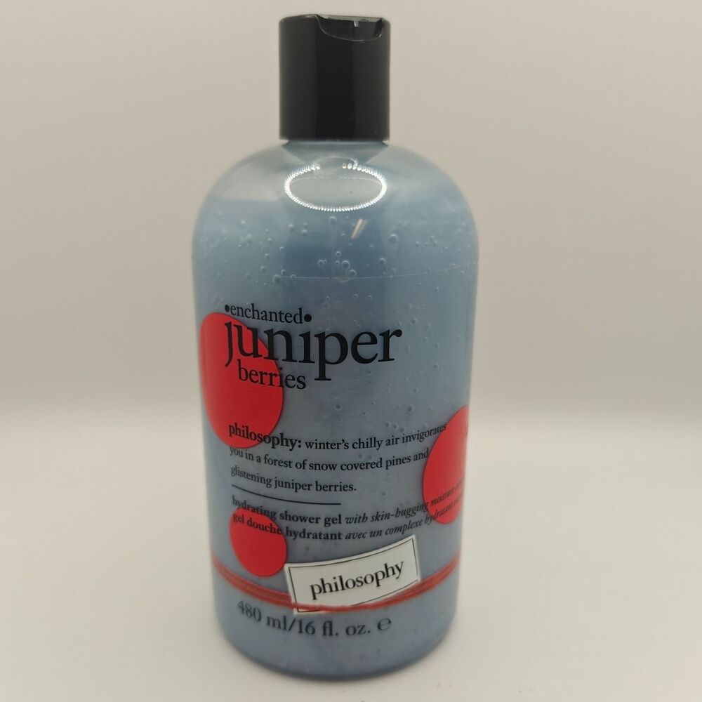 Philosophy Shampoo Shower Gel Bubble Bath Juniper Berries 480ml New